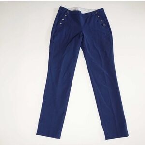 Brooks Brothers Navy Blue Skinny Sailor-Style Pants